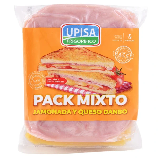 SANDWICH PACK MIXTO JAMON QUESO UPISA