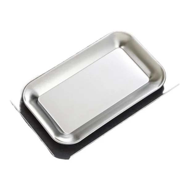 BANDEJA PLATEADA RECTANGULAR CHICA