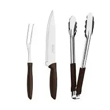 KIT PARA CHURRASCO 3 PCS HUIHANG