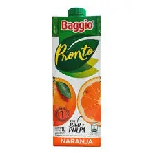 JUGO BAGGIO PRONTO NARANJA 1L