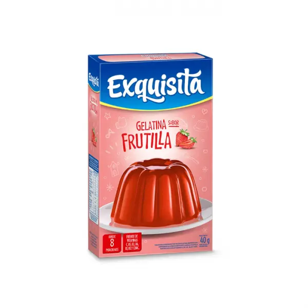 GELATINA EXQUISITA FRUTILLA 40 GR