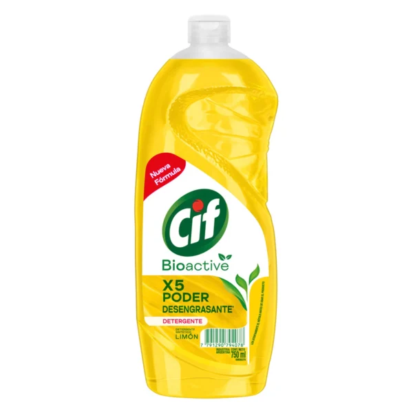 CIF DETERGENTE AMARILLO LIMON 750ML