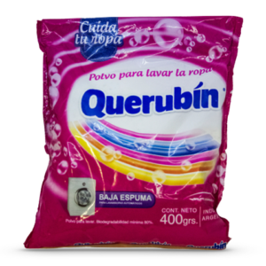 POLVO REGULAR PARA LAVAR ROPA QUERUBIN 400GR