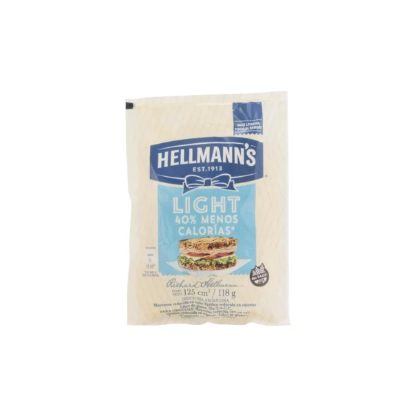 HELLMANNS LIGHT SACHET 118 GR