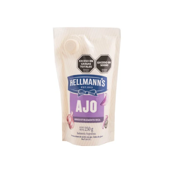HELLMANNS SABORIZADA AJO 250GR