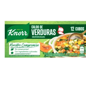 KNORR CALDO DE VERDURAS POR 12