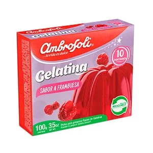 GELATINA AMBROSOLI FRUTILLA 100GR