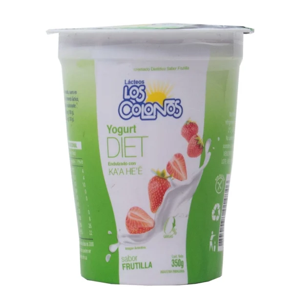 YOGURT DIET FRUTILLA LOS COLONOS 350GR