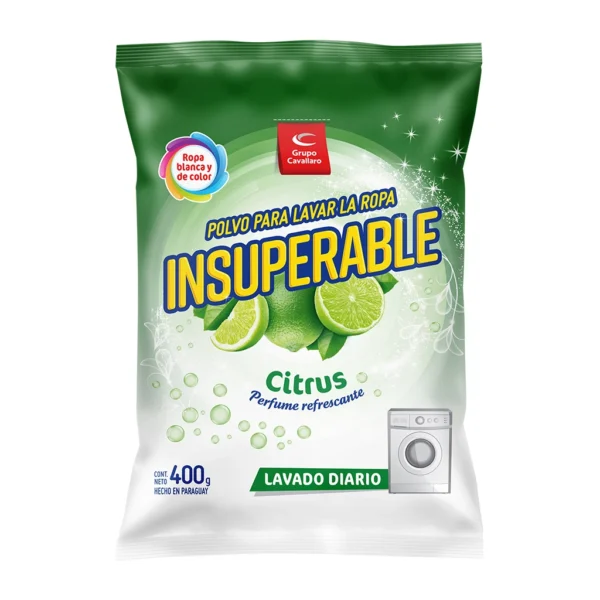 POLVO P/ LAVAR INSUPERABLE CITRUS 400GR