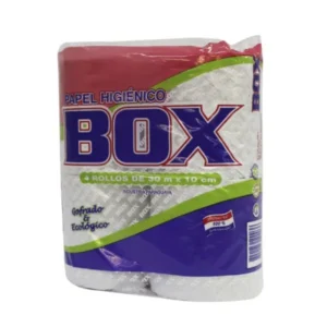 PAPEL HIGIENICO BOX DE 4 ROLLOS DE 30MTS