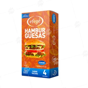 HAMBURGUESA EFEGE POR 4 UNID