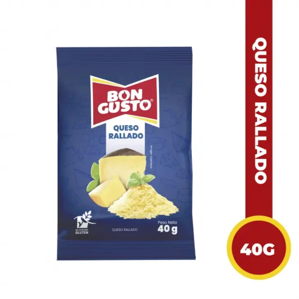 QUESO RALLADO BON GUSTO 40GR