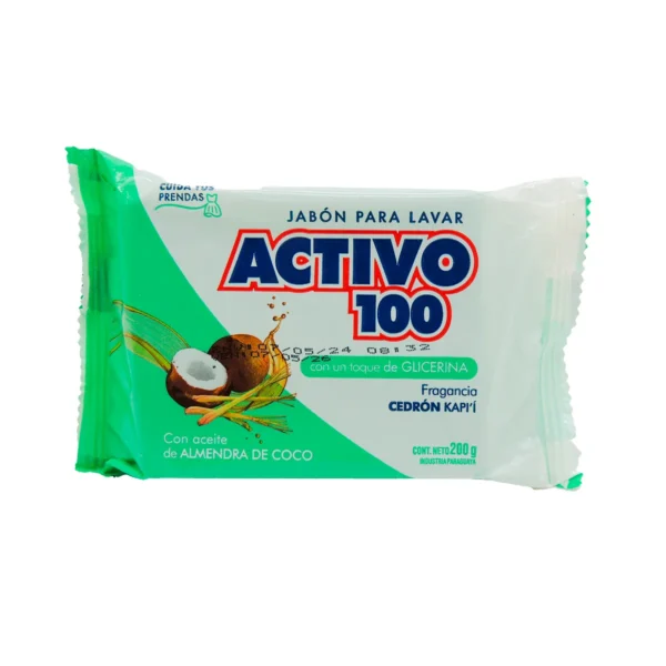 JABON PAN ACTIVO 100 CEDRON 200GR