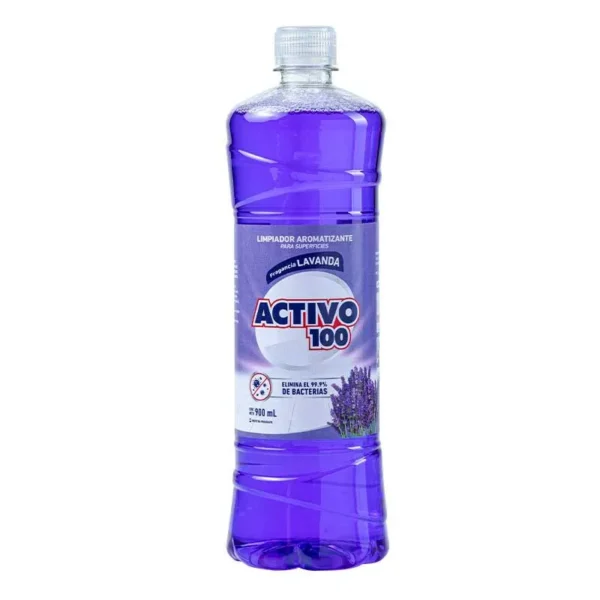 ACTIVO 100 LIMPIADOR AROMAT SUPERF LAVANDA 900ML