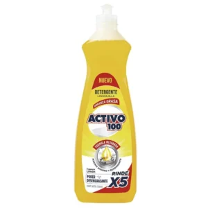 DETERGENTE ACTIVO 100 ARRANCA GRASA LIMON 500ML