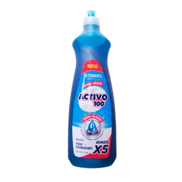 DETERGENTE ACTIVO 100 ARRANCA GRASA NEUTRO 500ML