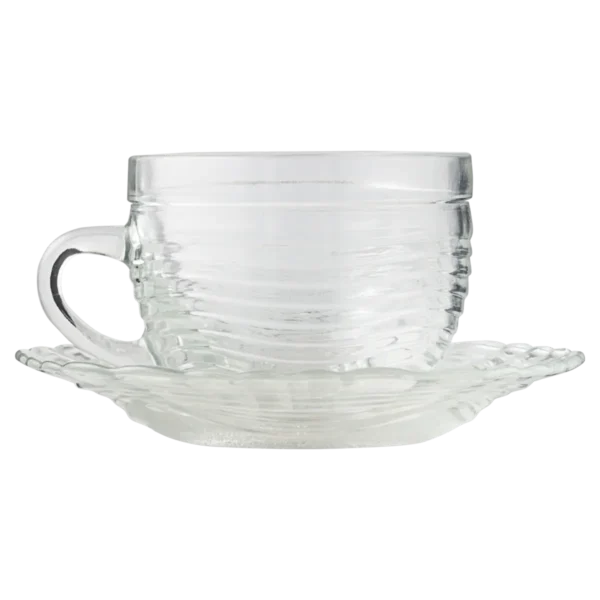 TAZA C/ PLATITO CRISTAL