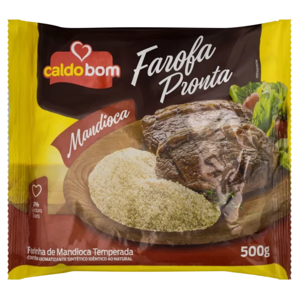 FAROFA MANDIOCA CALDO BOM 400G