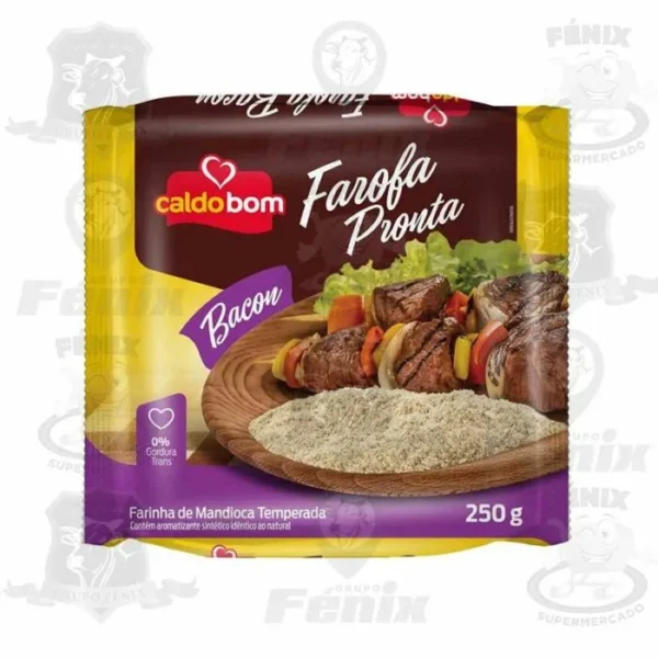 FAROFA MANDIOCA BACON CALDO BOM 250G