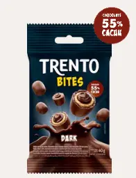 CHOCO TRENTO MINI BITES DARK 40G