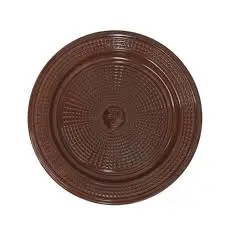 PLATO MARRON C/10