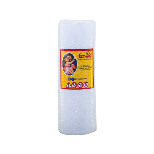 VELAS SAN JOSE N°3 BLANCO X 8 UNID 8,5GR