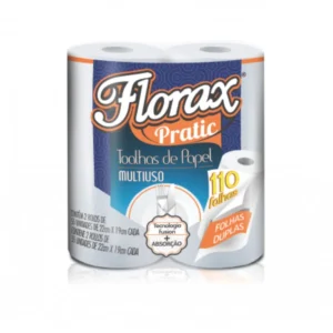 PAPEL TOALLA FLORAX PRATIC