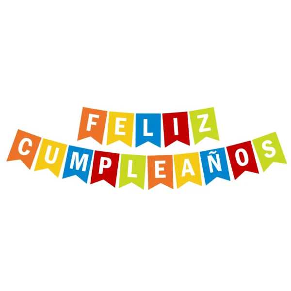 FELIZ CUMPLEAÑO COLORIDO