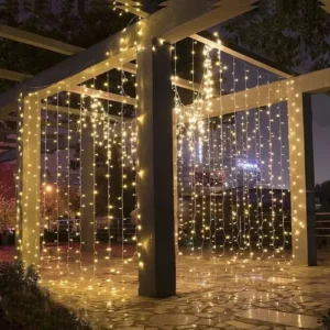 NAVIDEÑO LUCES CORTINA 240F